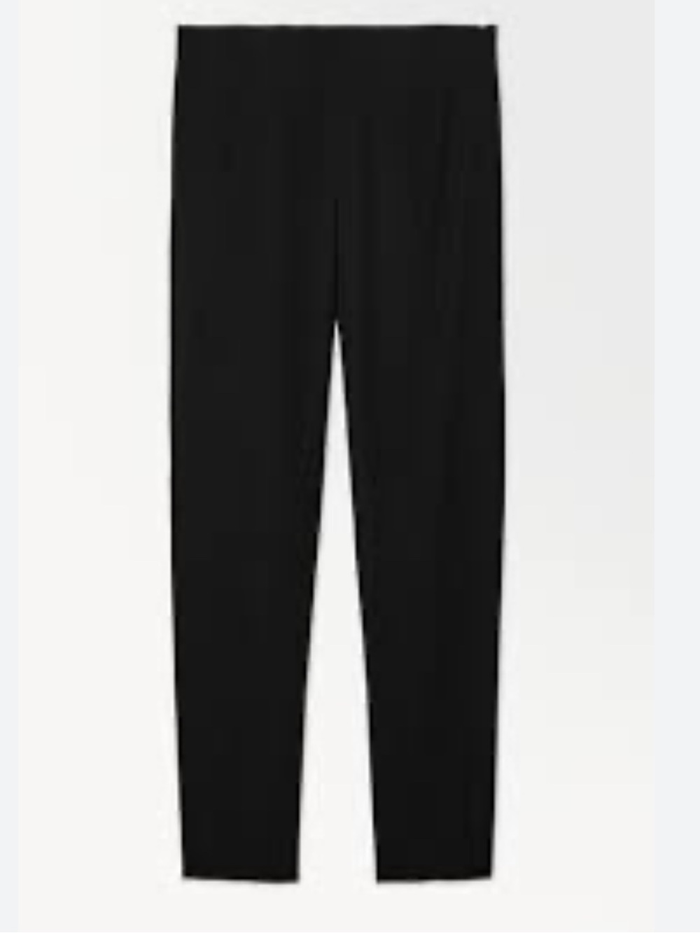 COS 100% Silk Black Slim Fit Trousers Women’s Size 36/US 4